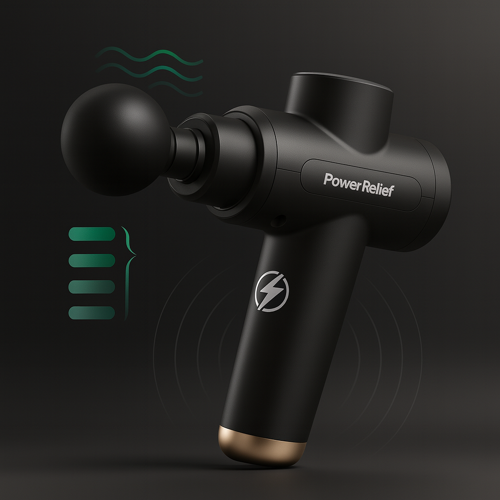 alívio de potência - pistola de massagem