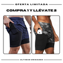 Pantalones cortos de compresión Comfort-Fit: COMPRE 1 Y OBTENGA 2