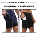 Pantalones cortos de compresión Comfort-Fit: COMPRE 1 Y OBTENGA 2