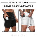 Pantalones cortos de compresión Comfort-Fit: COMPRE 1 Y OBTENGA 2