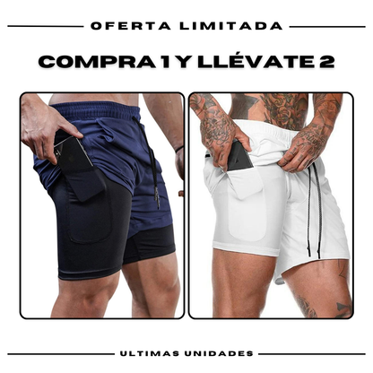 Calças curtas de compressão Comfort-Fit: COMPRE 1 Y OBTENGA 2 