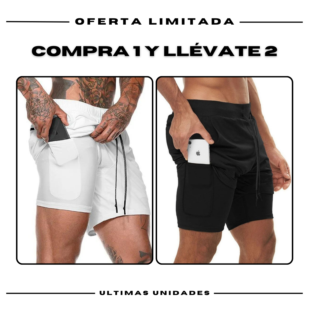 Calças curtas de compressão Comfort-Fit: COMPRE 1 Y OBTENGA 2 