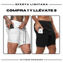 Pantalones cortos de compresión Comfort-Fit: COMPRE 1 Y OBTENGA 2