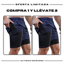 Pantalones cortos de compresión Comfort-Fit: COMPRE 1 Y OBTENGA 2