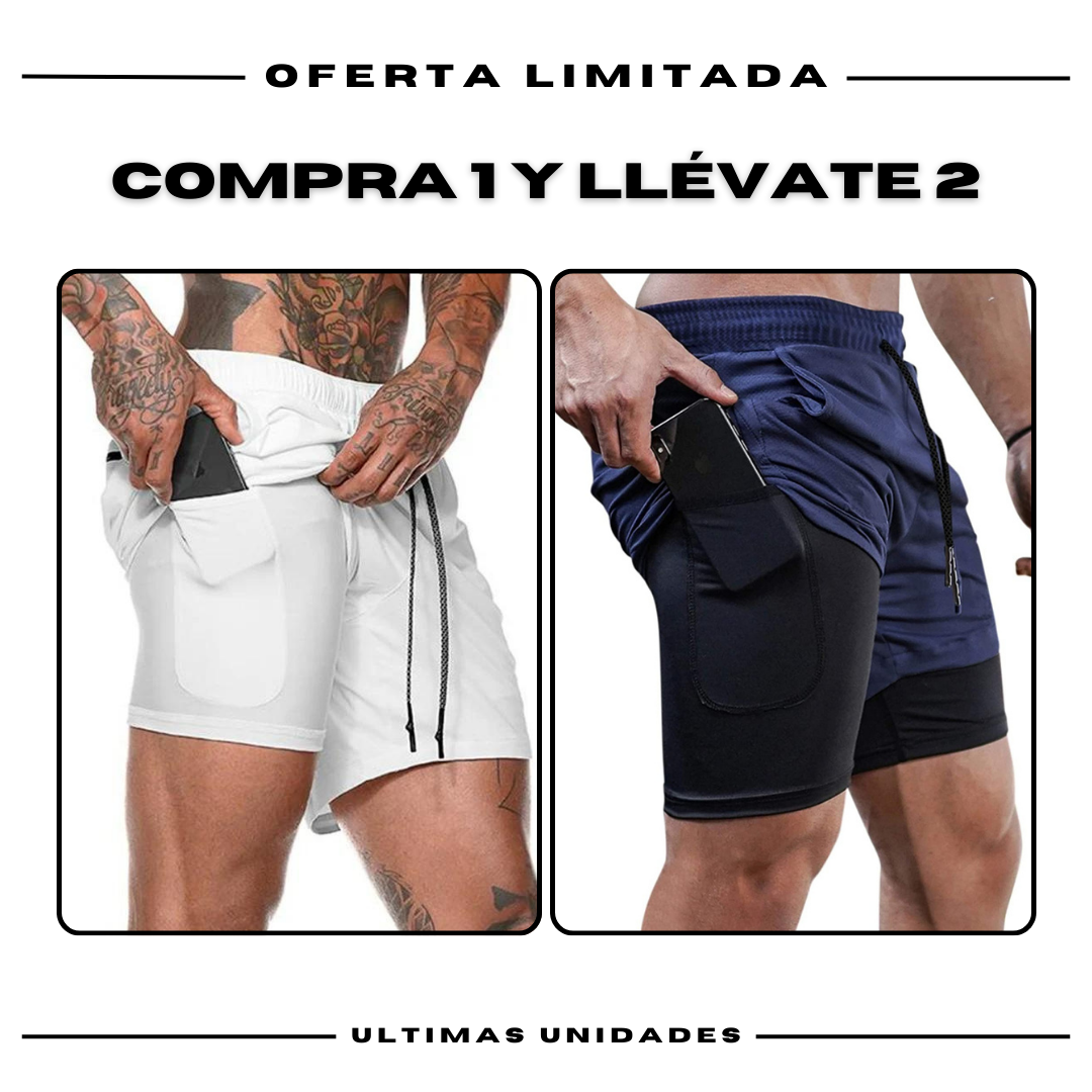 Calças curtas de compressão Comfort-Fit: COMPRE 1 Y OBTENGA 2 
