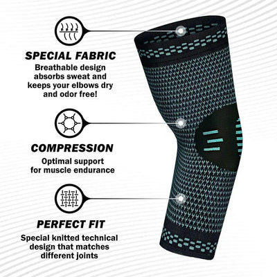 ElbowCare Compression Support – Single Sleeve (1 pair)