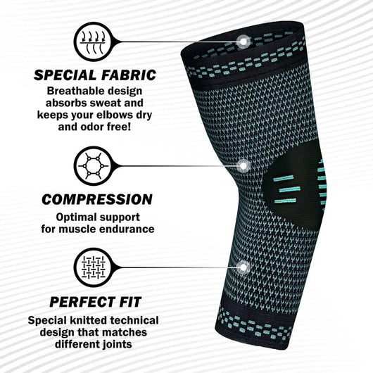 ElbowCare Compression Support – Single Sleeve (1 pair)
