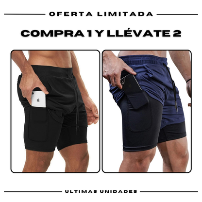 Calças curtas de compressão Comfort-Fit: COMPRE 1 Y OBTENGA 2 