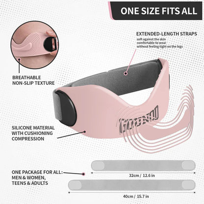 Cinta de suporte rotuliano para dor no joelho e tendinite (2 cintas incluídas) 